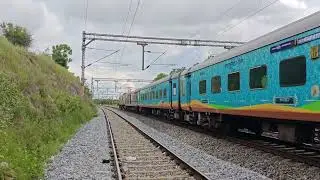 Loco Pilot Flashes High Beam !! #trainvideo 