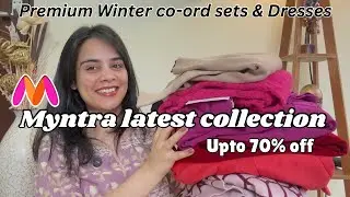 myntra winter latest collection ,wooden co-ord sets & dresses | edgyetika | #winterfashion #myntra