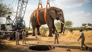 Heart-Touching: Smart Dog Saves a Baby Elephant Trapped in a Well! 🐘🐕