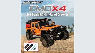 Review STOCK CROSSRC 2025 EMO X4 Big Leopard 4WD RTR Crawler 2025