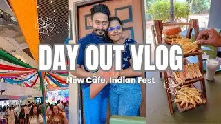 Couple Vlog💑 | Tried out a new cafe and visited the Indian Fest at Havelock City Mall😍