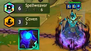 SHADOW BLUE BUFF 3 STAR VIKTOR | COVEN LEADER 6 SPELLWEAVER | SET 5 TFT