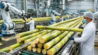 Inside a Modern Cane Sugar Factory (Full Process): From Fresh Sugarcane to Pure Crystal Sugar