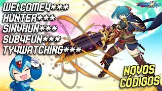 Mega Man X Dive New Codes/Novos C&oacute;digos Com Metals e Ticket + Pr&oacute;ximos Buffs Do Collab