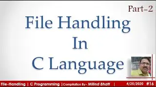 Steps to write file handling program Part-2| Read Content from text file |  C Tutorial | [Hindi]