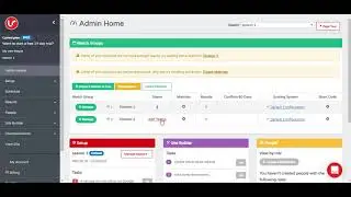 How to set up a sports league with 2 divisions in 5 minutes