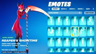 ALASTOR Doing Fortnite Dances & Emotes (Hazbin Hotel)