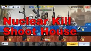 [COD Mobile] Nuclear Kill | Shoot House Map | ScaryDrake