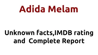 Adida Melam |2016 movie |IMDB Rating |Review | Complete report | Story | Cast