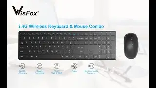 Wisfox wireless keyboard + mouse unbox and quick review