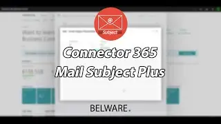 Connector 365 Mail Subject Plus - Quick Overview