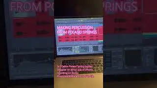 MAKING PERCUSSION FROM WATER BOTTLES #filmcomposer #musicproducer #trailermusic #ableton #filmscore