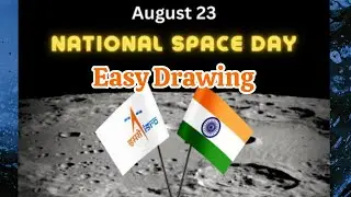 National Space Day Drawing | National Space Day Poster Drawing |Space Day Drawing |Space Day Poster 