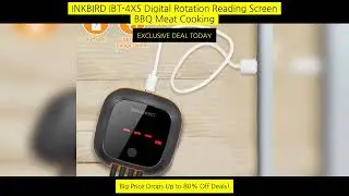 Inkbird Ibt-4Xs Digital Rotation Reading Screen Bbq Meat Cooking Thermometer