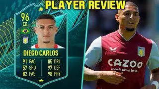 BETTER THAN VARANE? 🤔 96 PLAYER MOMENTS DIEGO CARLOS PLAYER REVIEW! FIFA 22 ULTIMATE TEAM