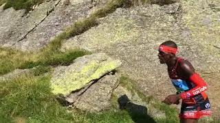 Sky Race 2018 a mt 1900, Dennis Kiyaka, Jean Baptiste Simukeka, Erik Panatti Gp Valchiavenna