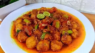 Sambal Goreng Bola Bola Daging Ayam | Resep Printil Daging Ayam | Kreni Daging Ayam @Share To You