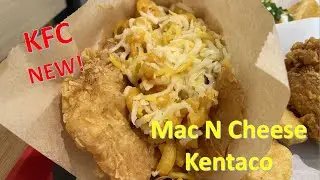 KFC NEW Mac N Cheese Kentaco and cheddar flavoured wedges