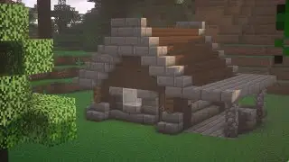 Minecraft │ how to make a minimal gothic blacksmith house