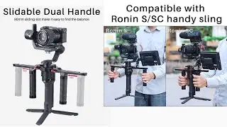 UURig DJI RONIN SC/S Dual Handleld Camera Stabilizer Extend Handle Grip