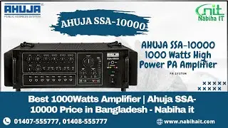 AHUJA SSA-10000 HIGH POWER 1000 WATTS PA AMPLIFIERS Call-01407-555777,01408-555777 #AhujaSSA10000