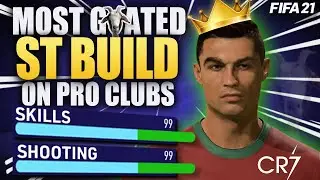 GOATED TALL *META* STRIKER BUILD... CREATING RONALDO ON FIFA 21 PRO CLUBS | EP #5