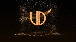 UPGRADED DESIGNS 3d lOGO ANIMATION GOLD PARTICLE