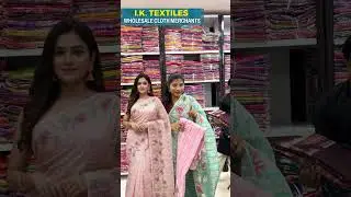 I.K Textile Secunderabad Wholesale Sarees | Classic Color Work Saree New Arrivals#saree