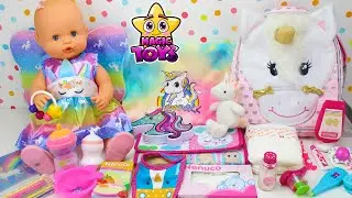 Que llevo en la PA&Ntilde;ALERA de mi Beb&eacute; NENUCO Emma para una PIJAMADA de UNICORNIO 🦄