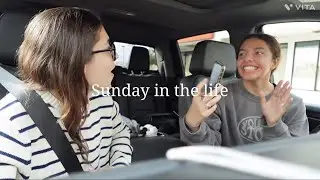 Thrifting, eating, and church with sienna  