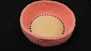 PASO A PASO PARA TEJER CANASTA A CROCHET