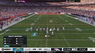 Gridiron league Madden Chargers vs Bronco