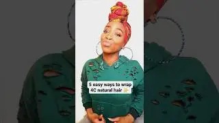 Short 4C Hair? 😍 5 Quick Headwrap Styles You&rsquo;ll Love! #lilnativa