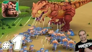 Primal Wars Gameplay: Part 1 - FIGHTING DINOSAURS! - Walkthrough - GPV247