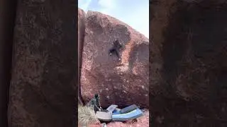Plumber&rsquo;s Crack Traverse, V10. Red Rocks