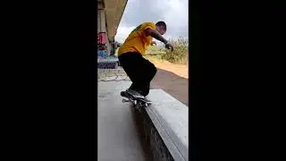 FS CROOKED OUT NOLLIE HEELFLIP - Gabriel Ribeiro #shorts