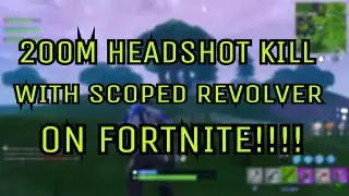 200M HEADSHOT KILL WITH SCOPED PISTOL ON FORTNITE!!!! w/ Riothebeast, Jayscott2002