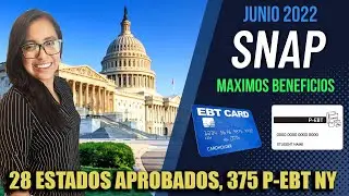 28 ESTADOS APROBADOS!!! JUNIO SNAP MAXIMOS BENEFICIOS + Cheques de $500-$1000 para 1 Estado