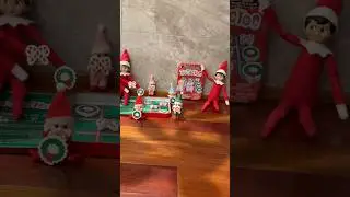 Elf On The Shelf 2025 - #elf #elfideas #funny #tictactoe #christmas #kids #happy #santa #cheekyelf
