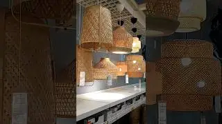 IKEA 2023: Bamboo ceiling lamps👉check out my channel for full Ikea videos