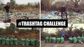Trash Tag Challange gone viral | Before Vs After #TrashTag Challange