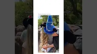 PDA of couples at Disneyland is a global phenomenon now! 😂🩵 #disneyland #pda