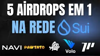 5x AIRDROPS EM 1 NA REDE SUI - EU N&Atilde;O PERDERIA ESSA OPORTUNIDADE