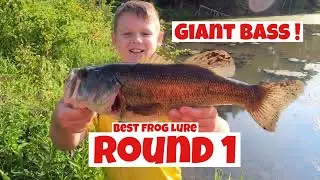 Best Frog Lure-Lunker Hunt  Kraken frog v Z Man