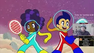 Sky Racket - Celestial Clouds (primeiro mundo) - Jogo Indie Brasileiro