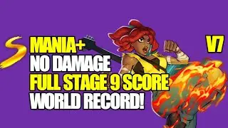 Streets of Rage 4 - Cherry Stage 9 Full Stage Score Mania+ WR V7
