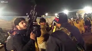 Wedding Gun Firing Viral Video || Firing & Fire Work || Machine Gun Firing