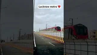 Beautiful view of Lucknow Metro ❤️🚇#lucknow #lucknowcity #metro #metrotrain #viralshorts