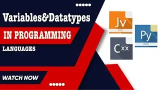 VARIABLES AND DATATYPES IN PROGRAMMING LANGUAGES.