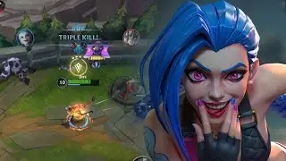 Jinx Broken Build 3x Triple Kill / Jinx Pro Builds and Runes